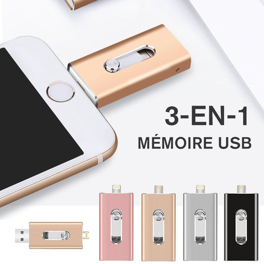 Ciaovie™ 3-en-1 Clé USB de Smartphone/Ordinateur - ciaovie