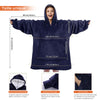 Couverture à capuche confortable Sweat-shirt surdimensionné pour adultes et enfants