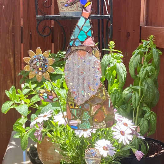 Attrape-soleil acrylique nain de jardin