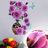 Vase à Fleurs en 3D Sticker Mural Auto-adhésifs