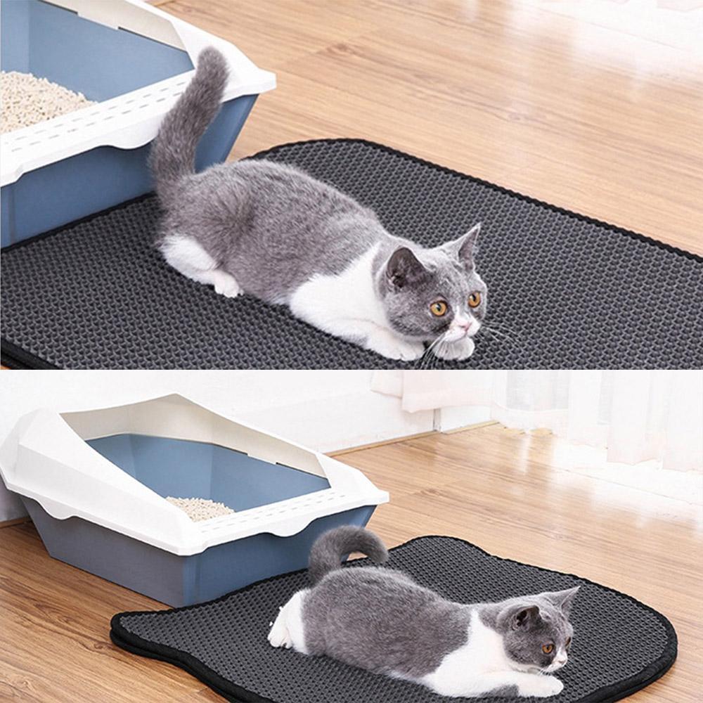 Tapis de Litière Antidérapant pour Chats - ciaovie