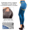 Jeans en molleton élastique épaissi pour femmes