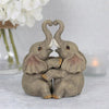 Animal Love Couple Câlin Paire Figurine Ornement Décor À La Maison