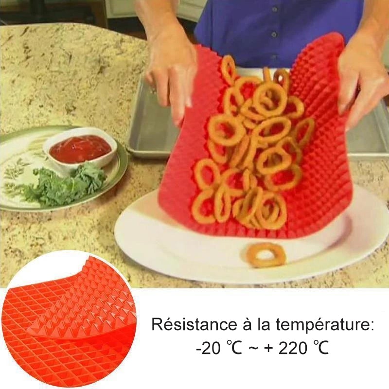 Ciaovie™ Tapis de Cuisson en Silicone Anti-adhésif Réutilisable - ciaovie