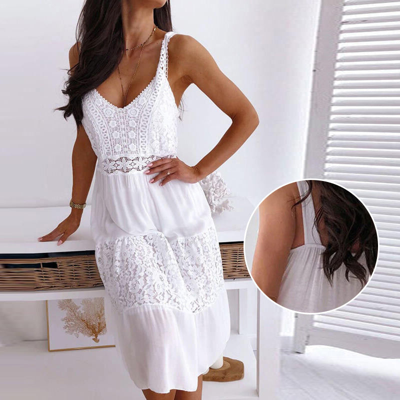 Robe Nuisette En Dentelle