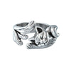 Bague Ouvert 3D de Chat Paresseux