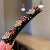 Épingle à cheveux fleur strass