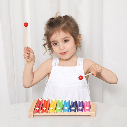 Jouet de Xylophone en Bois Coloré pour Enfants - ciaovie
