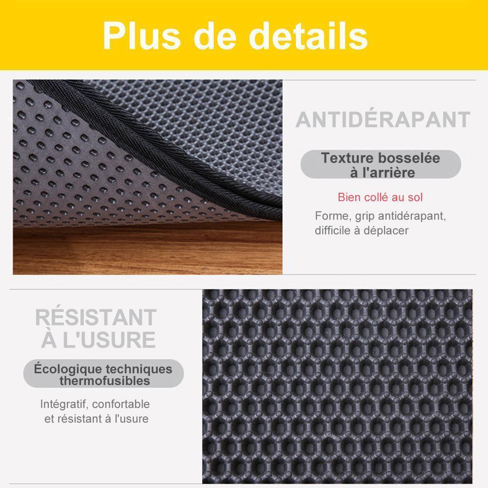 Tapis de Litière Antidérapant pour Chats - ciaovie