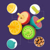 Toupie de Fruit Manuelle Couleur