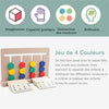 Jouet Éducatif en Bois à Quatre Couleurs - ciaovie