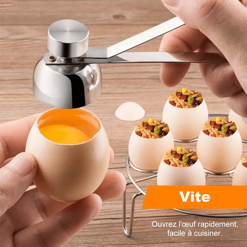 Ouvreur De Coquille D'œuf En Acier Inoxydable