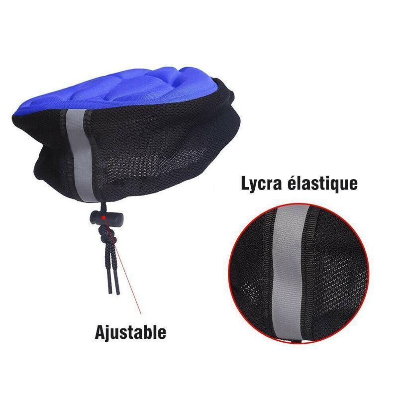 Couvre-selle de vélo souple en silicone 3D - ciaovie