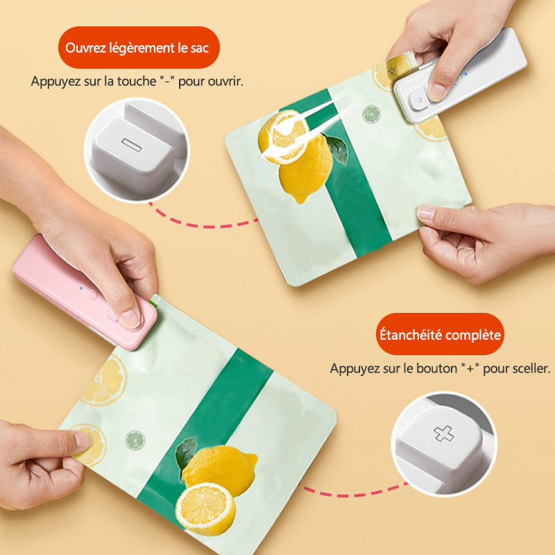 Mini Scellant Portable Rechargeable