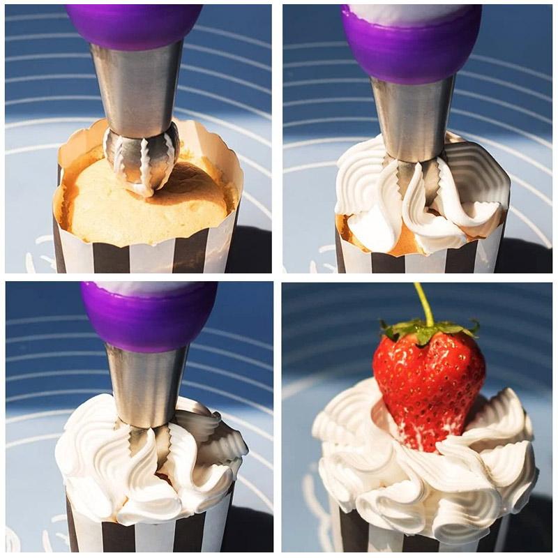 Outil de Décoration de Gâteau 8-Set