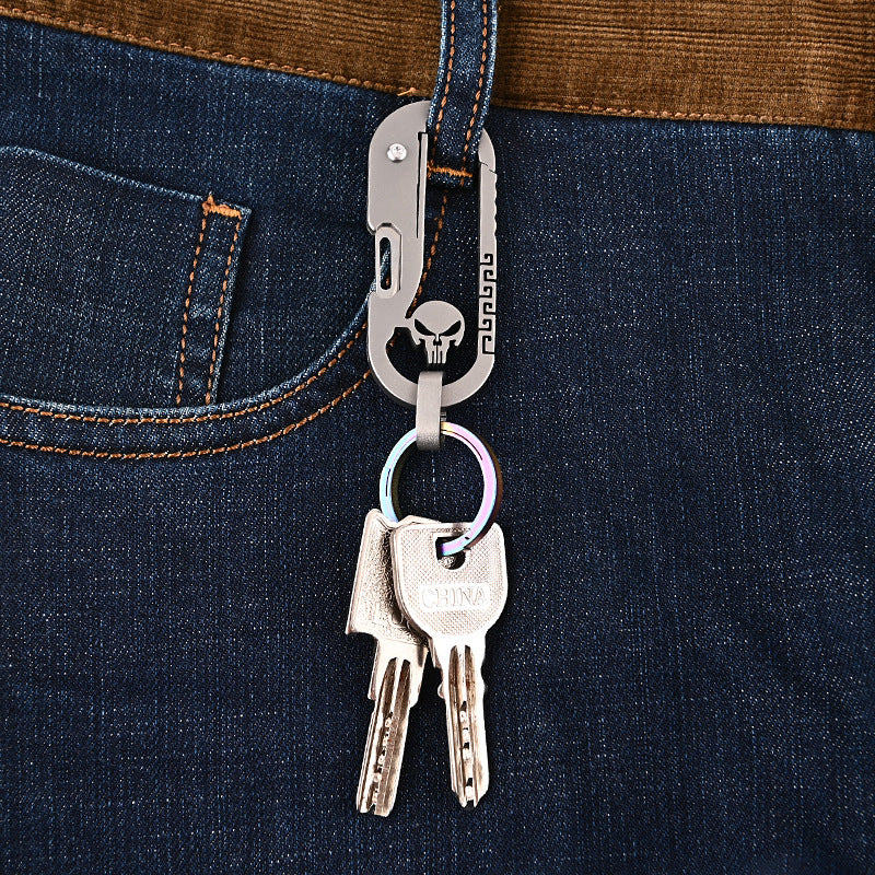 Porte-clés en titane