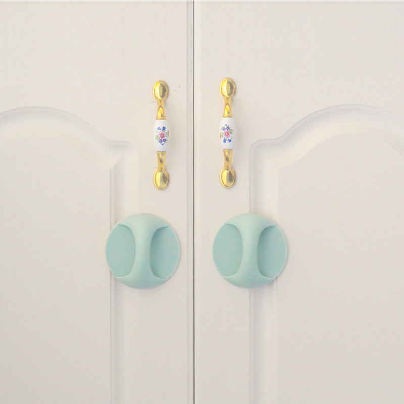 Poignée de porte et de fenêtre poignée de porte en plastique autocollante non marquante
