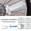 Lumières 3D LED à rayons de bicyclette