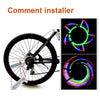 Lumières 3D LED à rayons de bicyclette
