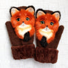 Moufles Mignonnes à Motif Animaux 3D