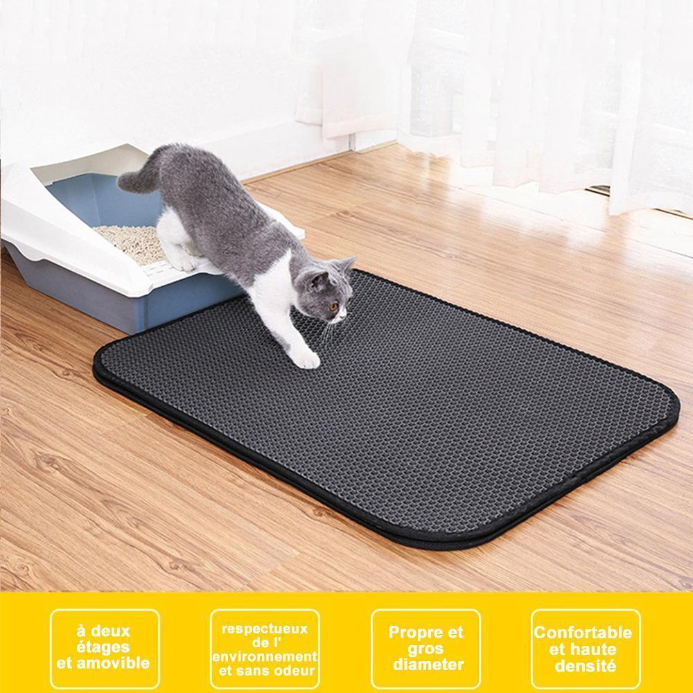 Tapis de Litière Antidérapant pour Chats - ciaovie