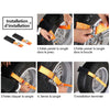 Sangles d'urgence pour pneus (2 pcs) - ciaovie