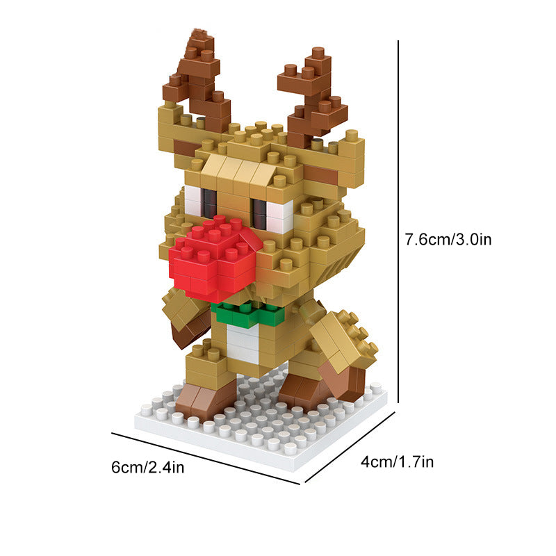 Modèle de Bloc de Construction Créatif Bricolage