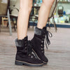 Ciaovie™ Bottes Mi-Mollet en Daim à Lacets Hiver - ciaovie