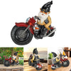 Statue Nain Motard