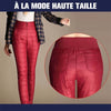 Pantalon femme taille haute en duvet - ciaovie