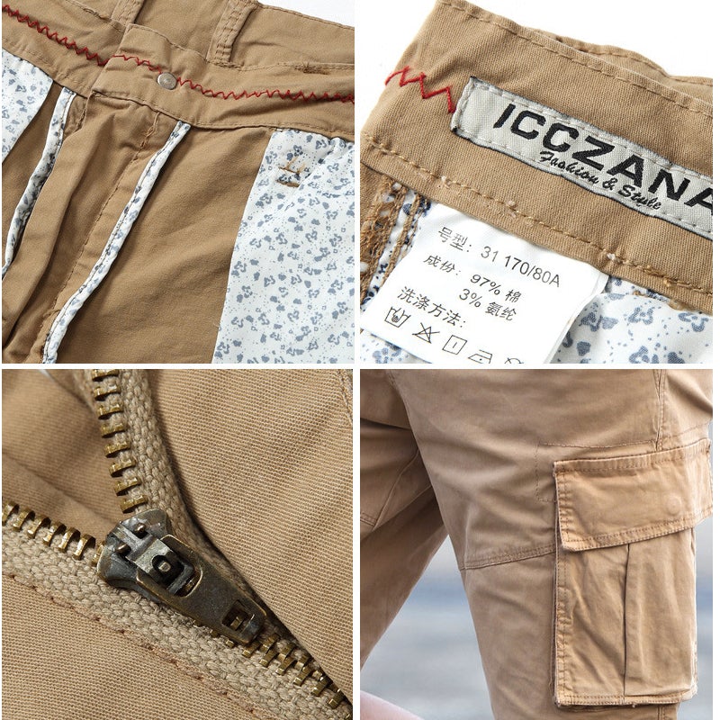 Shorts Cargo Décontractés pour Hommes Multi-poches - ciaovie