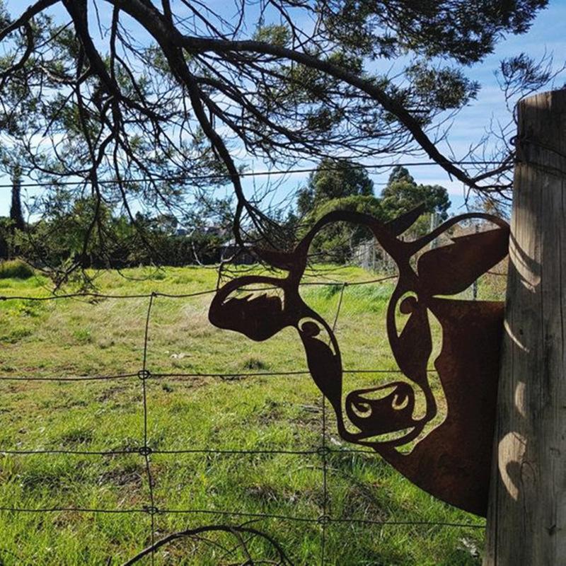 Décoration d'intérieur d'illustration en Métal de Chèvre de Ferme de Jardin Extérieur