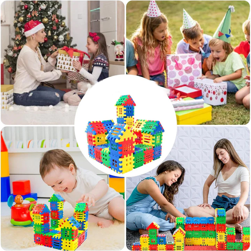 🏠Blocs de construction à emboîter de type gaufre