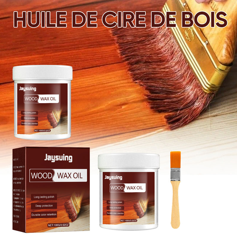 Huile de cire à bois anticorrosion d'extérieur