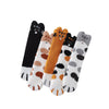 Chaussettes pelucheuses patte de chat