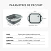 Ciaovie™ Planche à Découper Pliante Avec Bac à Vaisselle - ciaovie