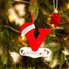 Ornements personnalisés de 24 lettres de Noël