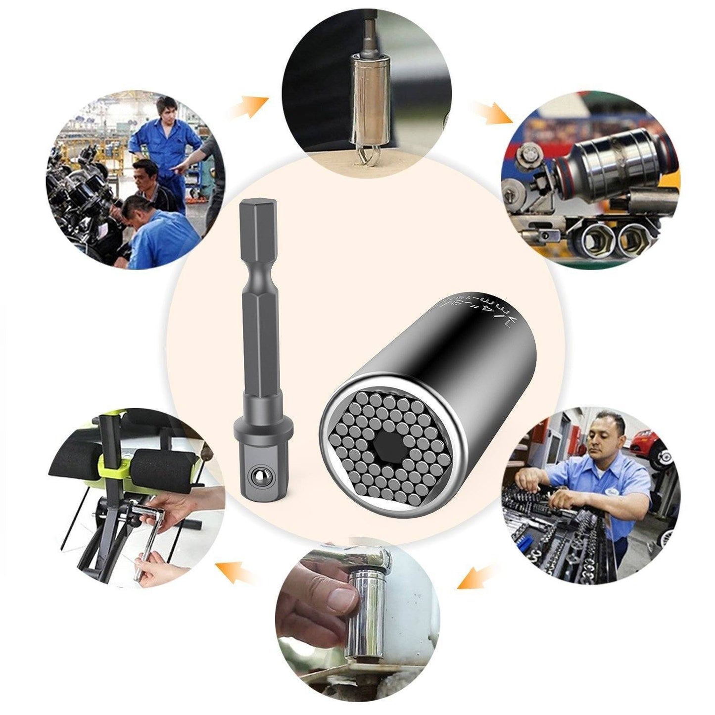 Domom® Douille Universelle - Dévissez n'importe quel boulon!