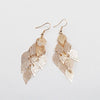 Boucle d'oreille de Feuilles de Toutes Les Couleurs