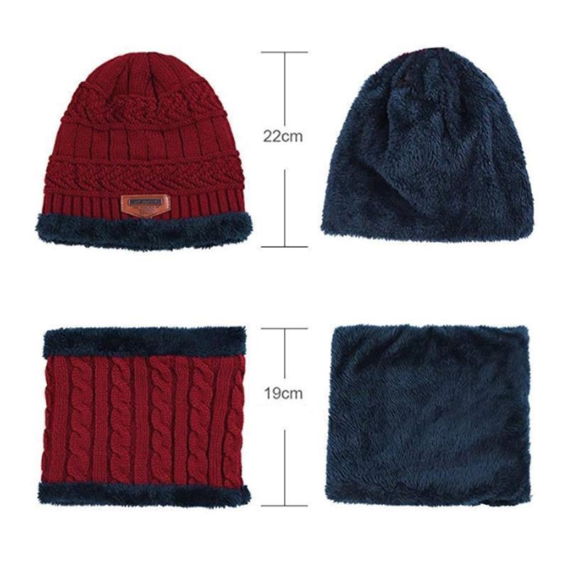 Ciaovie™ Ensemble Hiver Bonnet avec Écharpe en Tricot - ciaovie