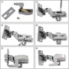 LED Lumière de Charnières pour Armoire (10 pièces) - ciaovie