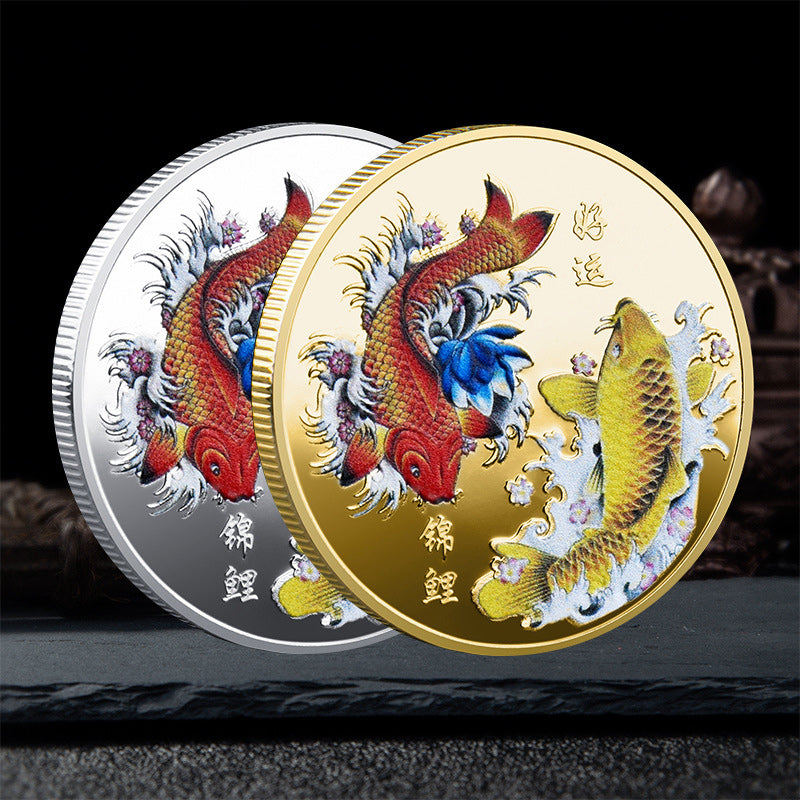 Pièce commémorative Koi