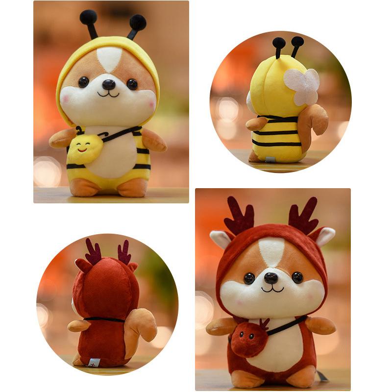Poupée Écureuil Peluche Mignonne - ciaovie