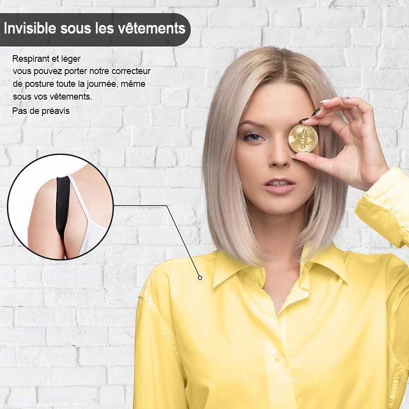 Correcteur de posture confort ultra-mince - ciaovie
