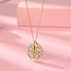 Collier Creux Trèfle à Quatre Feuilles