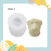 Moule à Glaçons en Silicone, forme Ours/Chien/Crâne