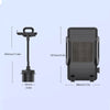 Support de Téléphone pour Porte-gobelet de Voiture