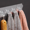 5 Crochets Adhésifs Transparents