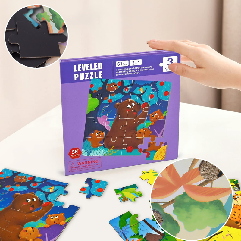 Livre de Puzzle Magnétique 3-en-1