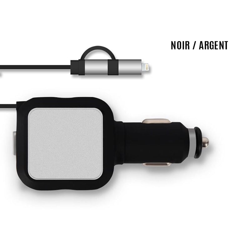 Ciaovie™ Chargeur de Voiture Multi avec Câble de Chargement Rétractable - ciaovie